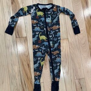 Little Sleepies Multicolor Dinosaur Footie